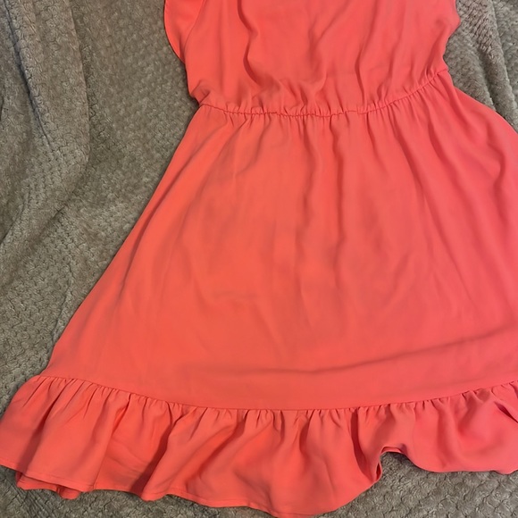 Coral Pink Dress - Picture 4 of 5